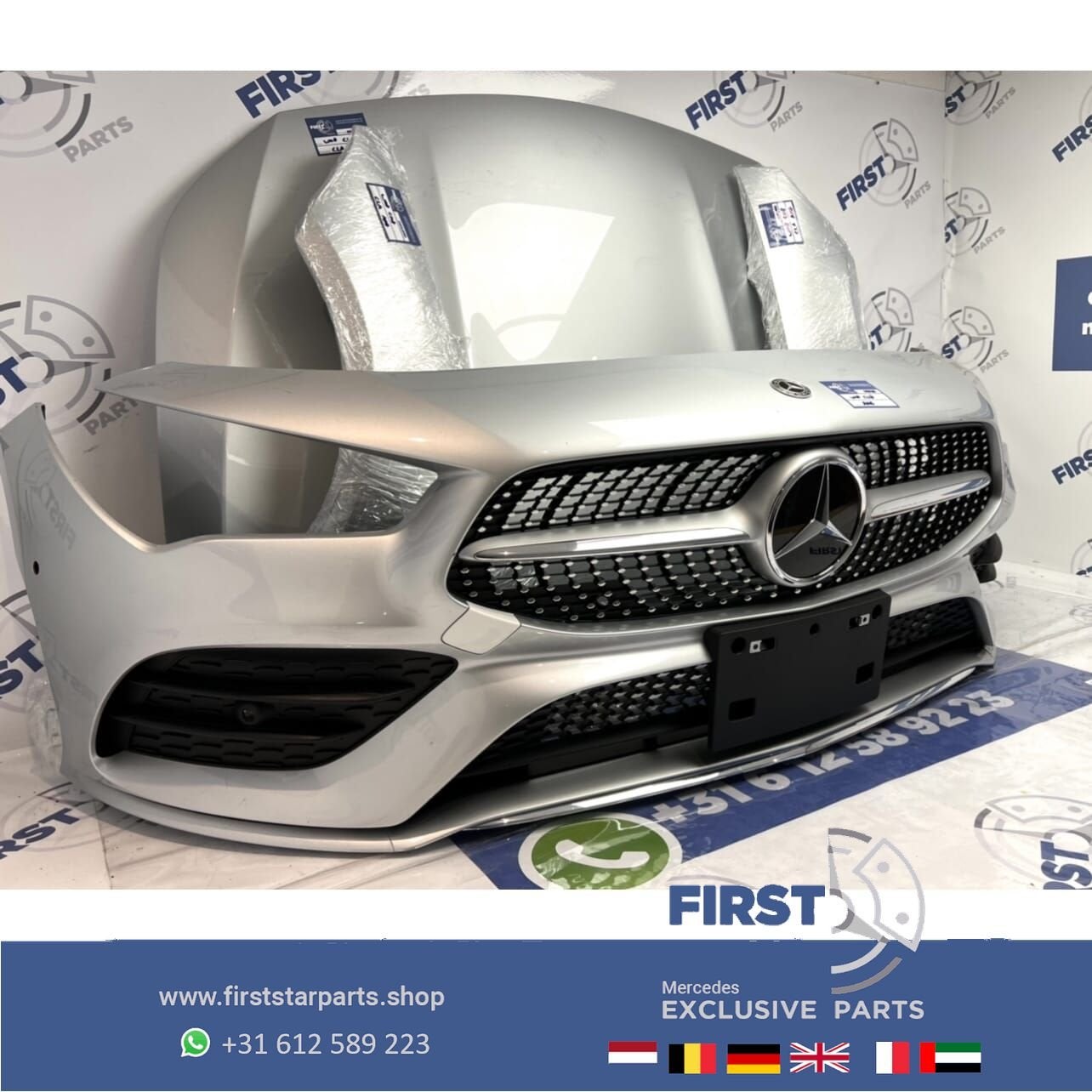 W118 C118 X118 CLA35 AMG VOORKOP ZILVER GRIJS 2022 origineel, Utilisé, -, Avant, -