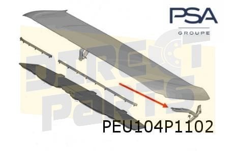 Peugeot Partner / Fiat Doblo / Opel Combo Motorkapscharnier, -, -, Nieuw, Opel