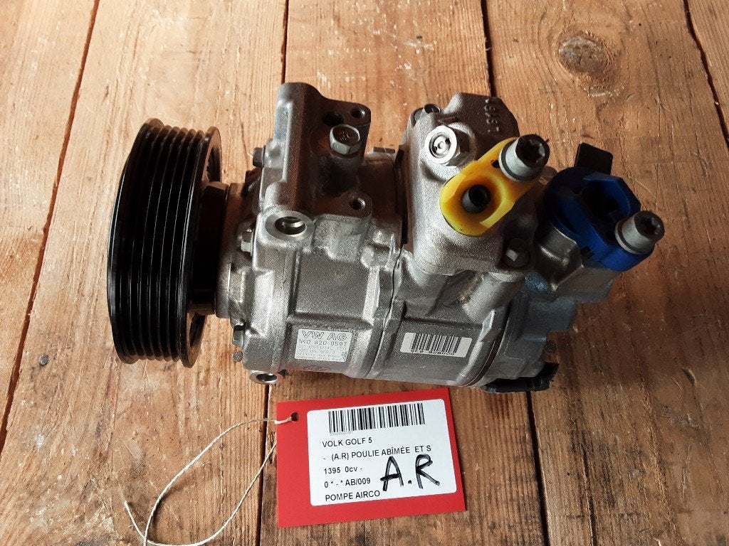 COMPRESSEUR CLIMATISATION Golf V (1K1) (1K0820859T), Volkswagen, Mevr. I. Hauben, Utilisé, Rue de l'Espoir 34 34
4030  GRIVEGNÉE, BE