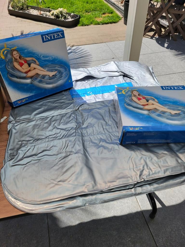3 x Intex Kool Launge zetel  85 x160 cm., Enlèvement