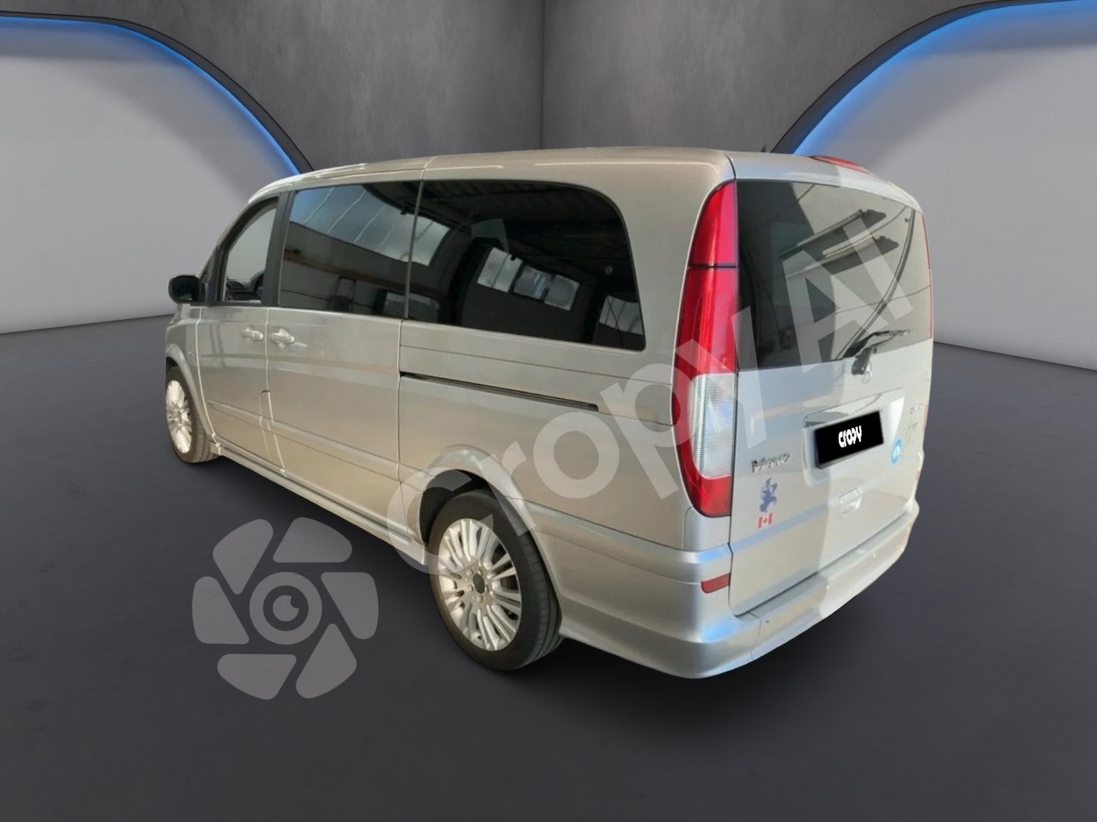 Mercedes Viano 3.0 CDI V6 / X-Clusive / AMG  / 8 plaatsen /, Automaat, Monovolume, Parkeersensor, Zwart