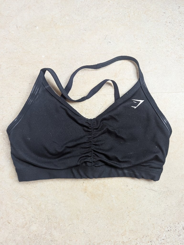 Zwarte Gymshark-bh, Kleding | Dames, Sportkleding, Maat 38/40 (M), Verzenden, Zwart, Fitness of Aerobics