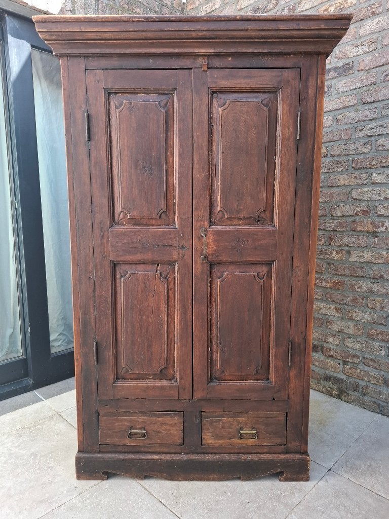 Armoire ancienne CHÊNE massif, Enlèvement, Utilisé