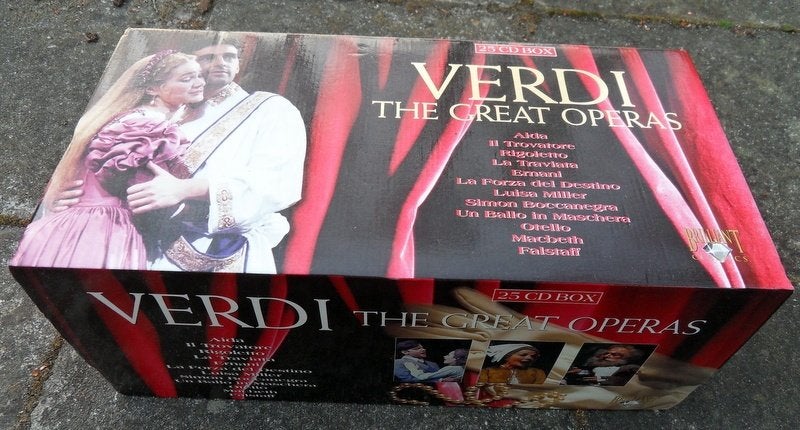 CD box Verdi The great operas.   Splinternieuw., CD & DVD, CD | Compilations, Enlèvement, Neuf, dans son emballage, Classique