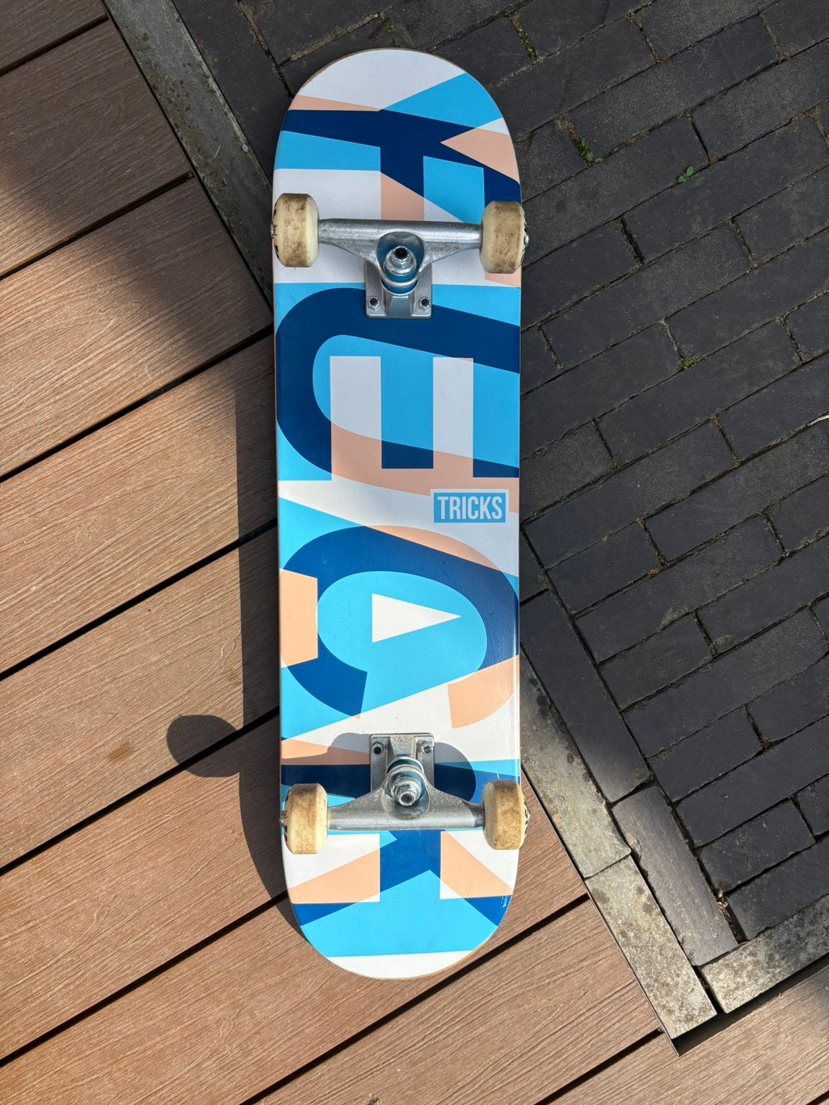 Tricks yeah skateboard 8.0”, Ophalen, Gebruikt, Skateboard