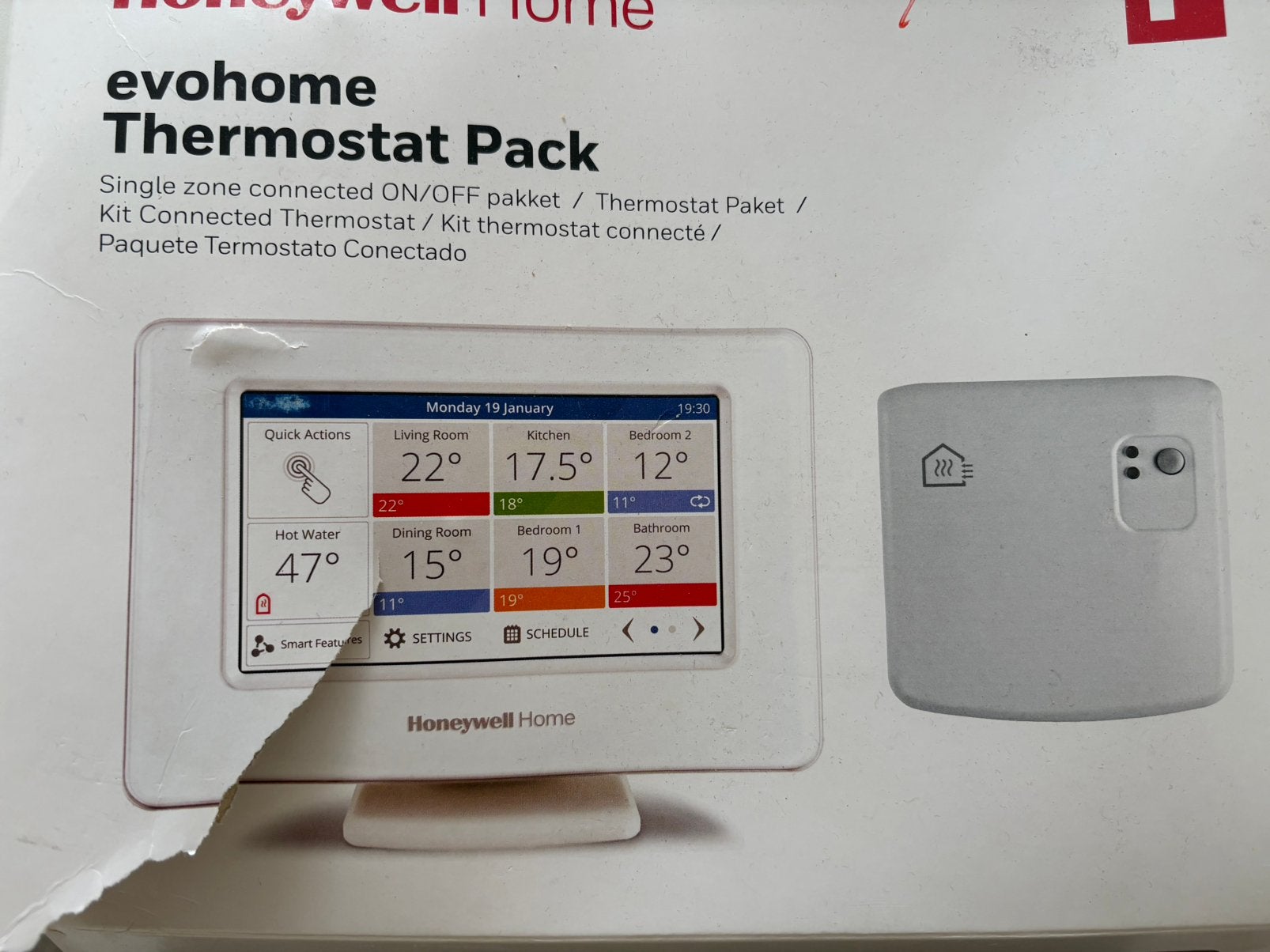 Honeywell Evohome Slimme Thermostaat, Doe-het-zelf en Bouw, Ophalen, Slimme thermostaat, Zo goed als nieuw