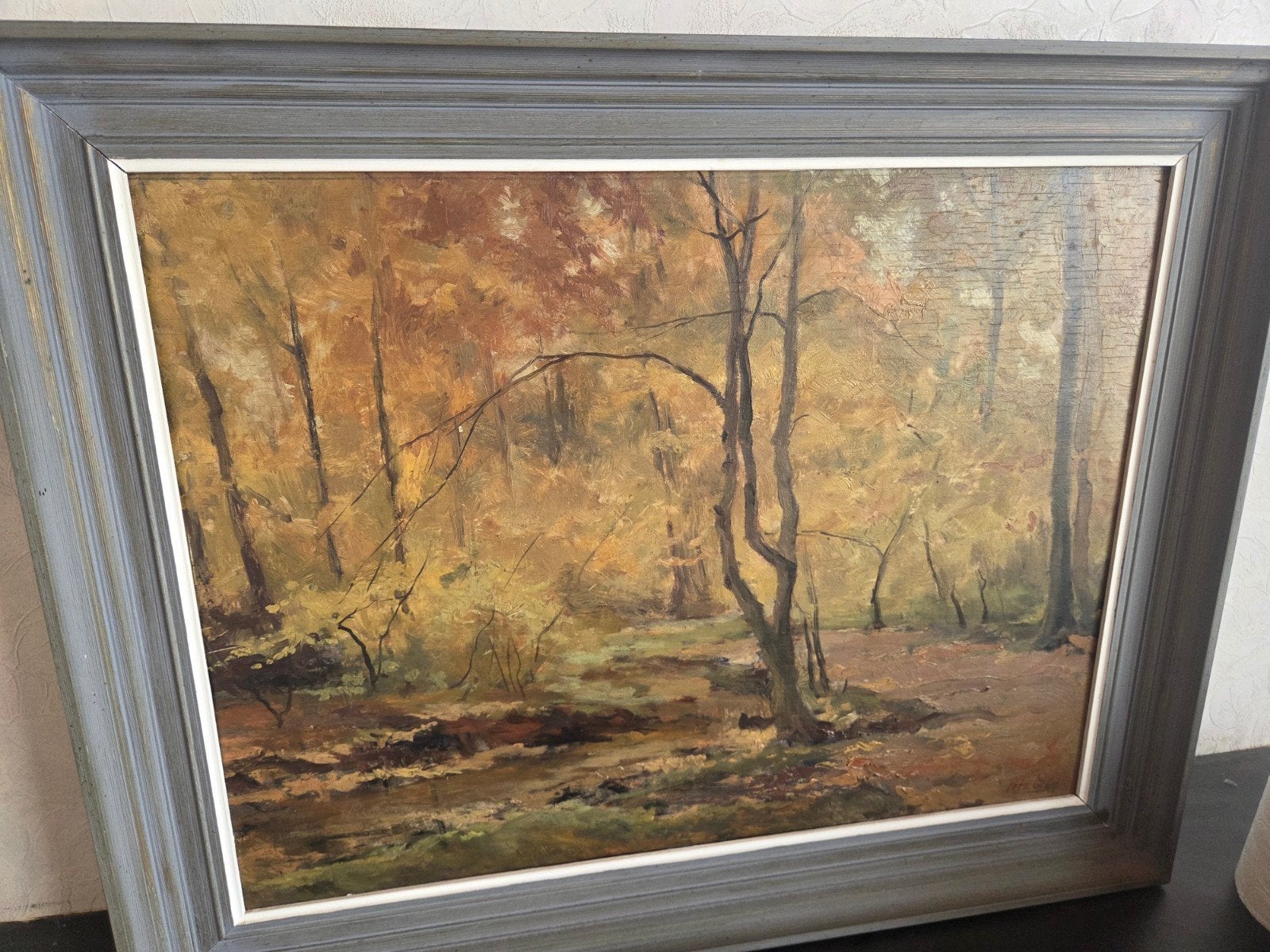 Peinture . Leysen F., Enlèvement