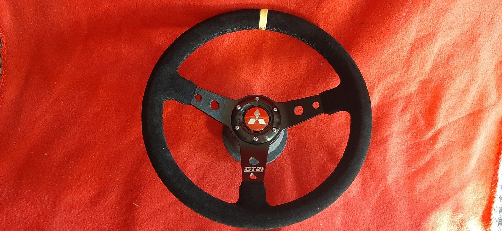 volant sport de 35 cm de diamètre avec moyeu Mitsubishi, Enlèvement ou Envoi