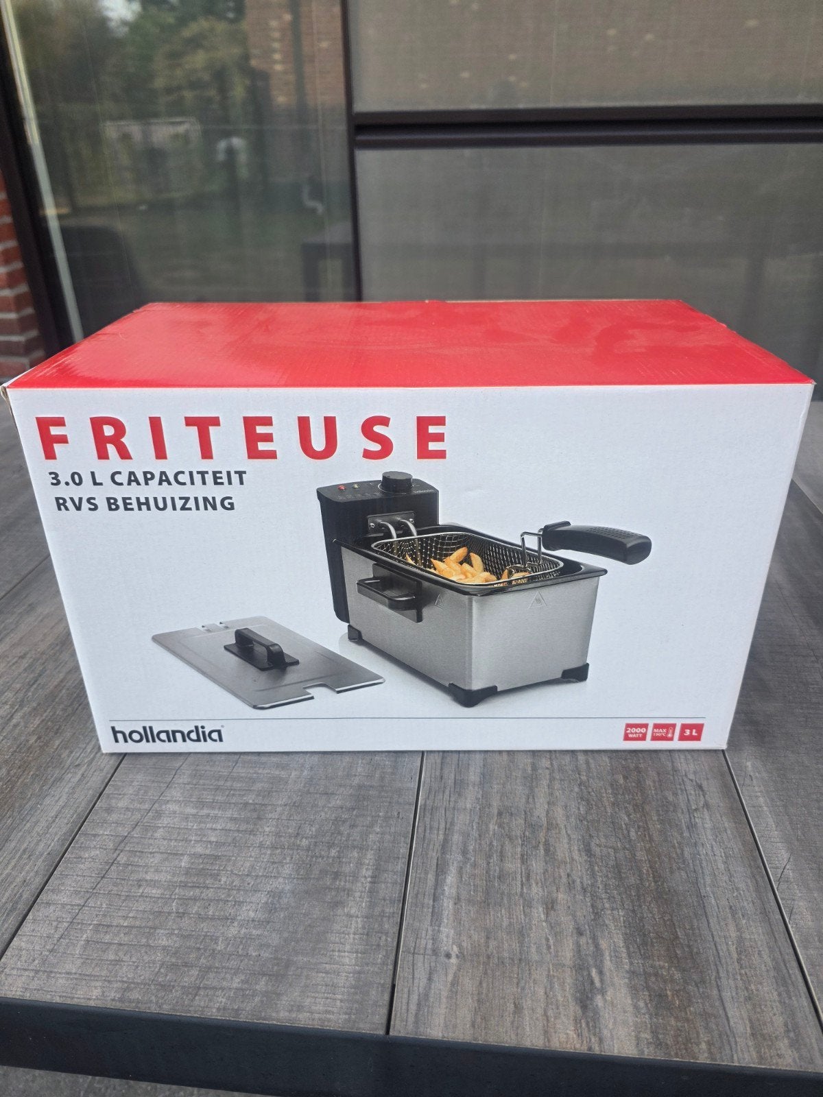 hollandia friteuse 3.0L rvs behuizing (nieuw!), Ophalen