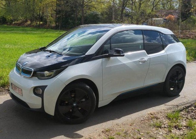 Bmw i3 2015 70 000 km volledig elektrisch!, Automaat, 4 zetels, 0 kg, Wit