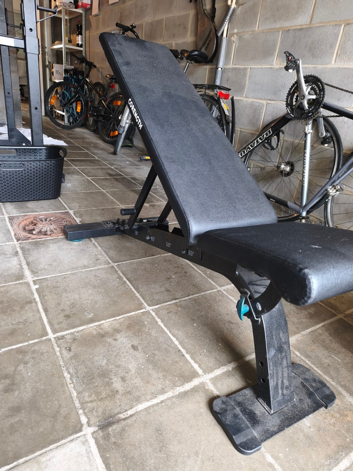 Fitnessbank Domyos, Sport en Fitness, Ophalen, Zo goed als nieuw, Fitnessbank
