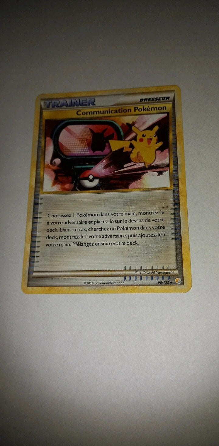 Carte pokémon trainer communication pokémon 98/123
