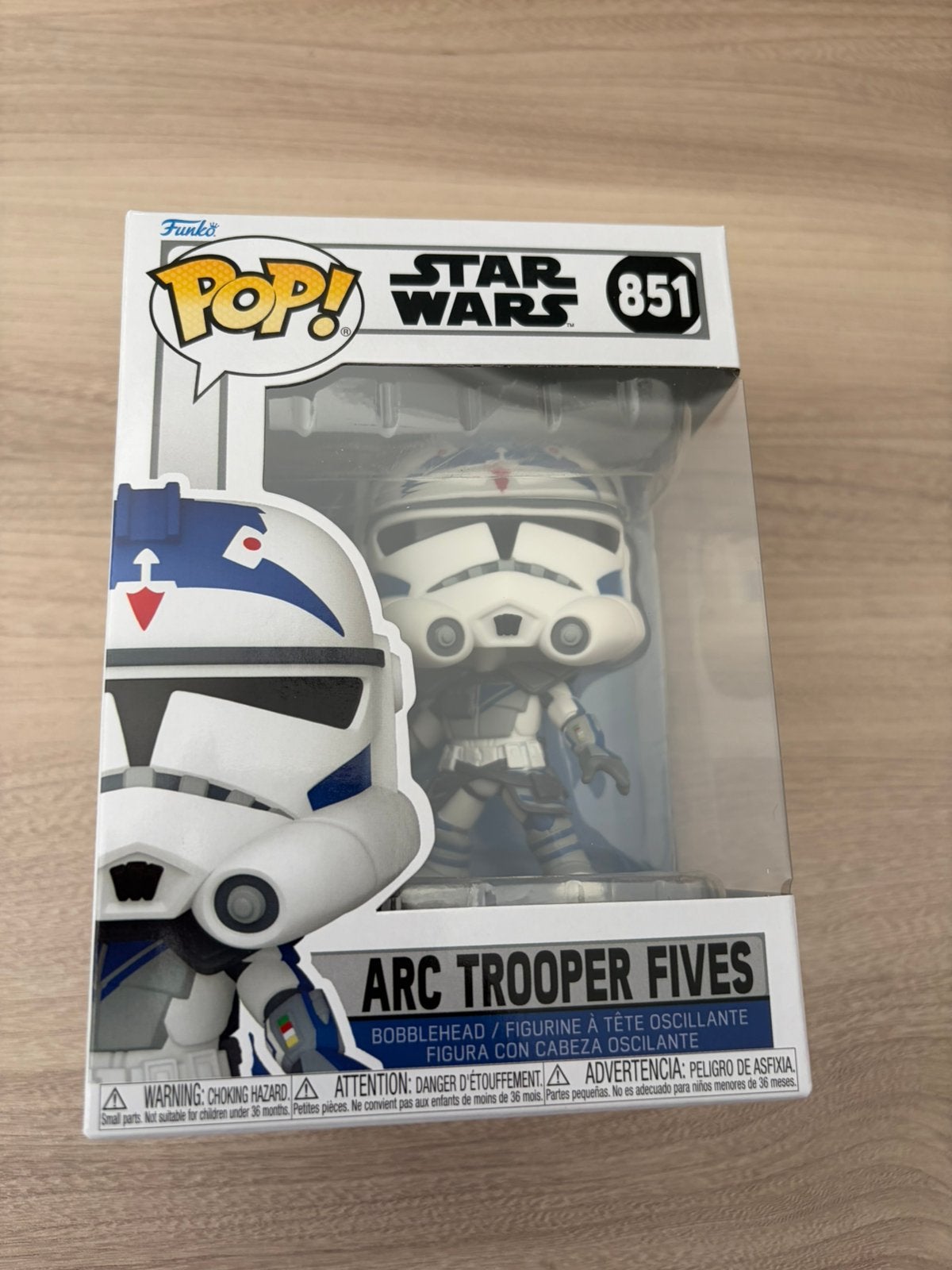 Funko Pop! Star Wars ARC Trooper Fives #851 Bobble-Head, Enlèvement ou Envoi, Comme neuf