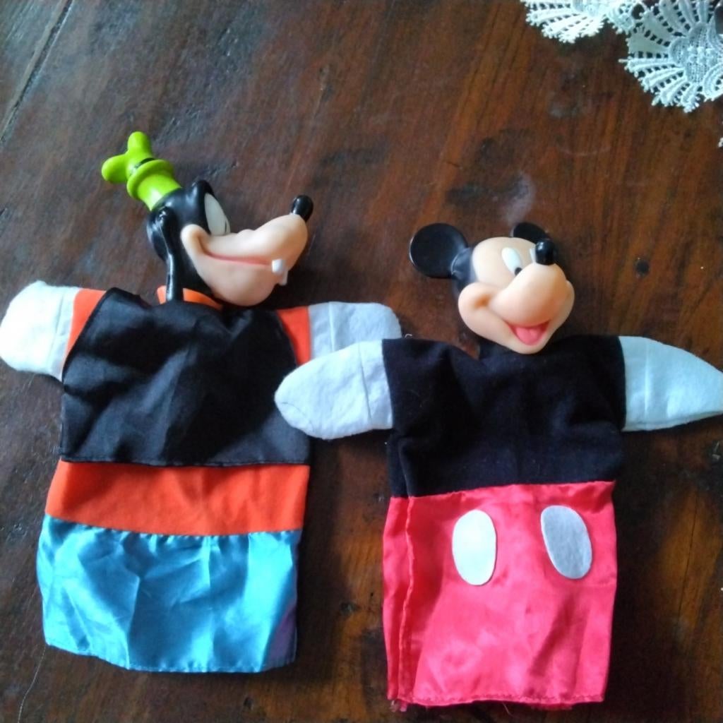 Poppenkastpoppen goofy Mickey Mouse, Verzamelen, Ophalen of Verzenden