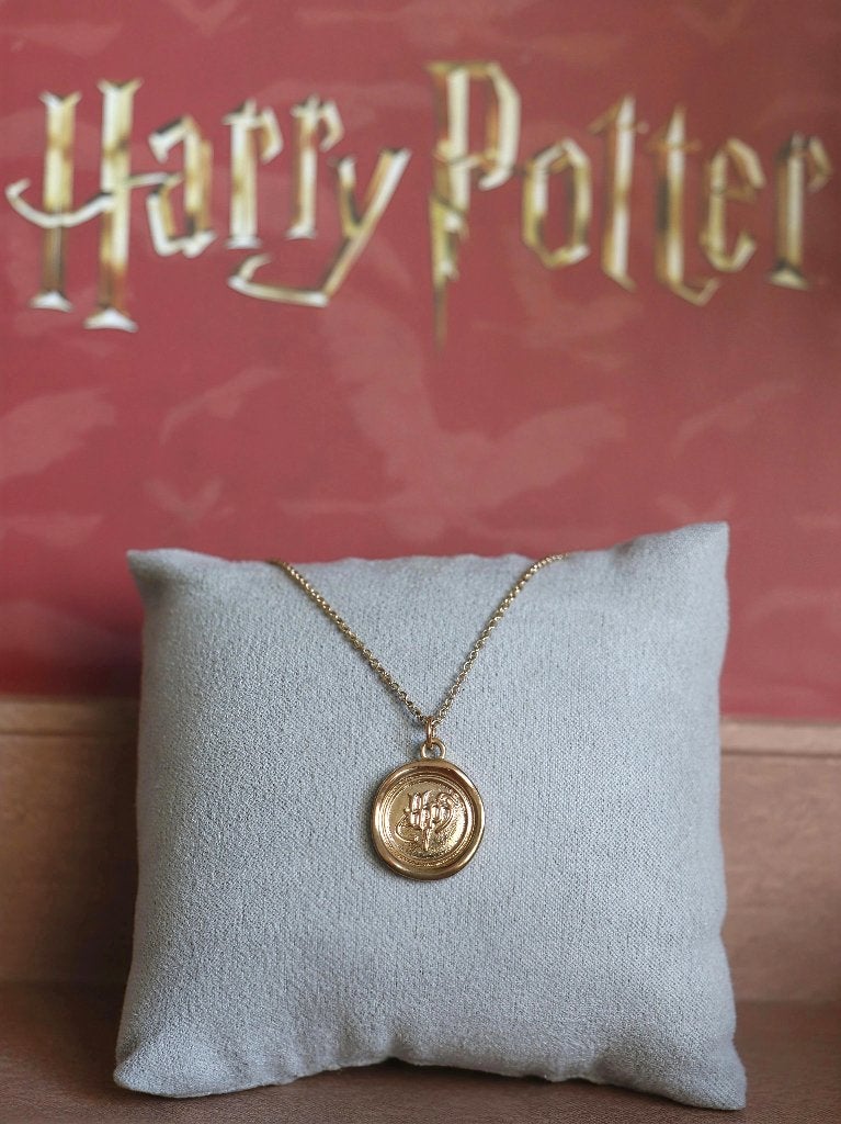 Collier Harry Potter doré, Enlèvement ou Envoi, Or, Comme neuf, Autres matériaux