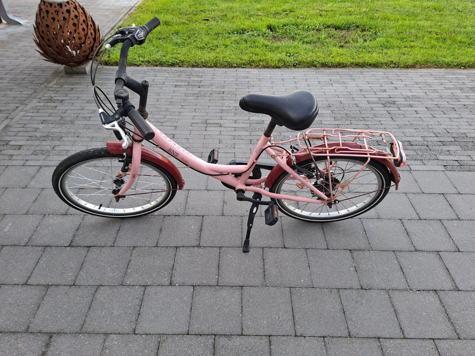 roze fiets BNB 20 inch te koop, BNB, Frein à main, Utilisé, 20 pouces