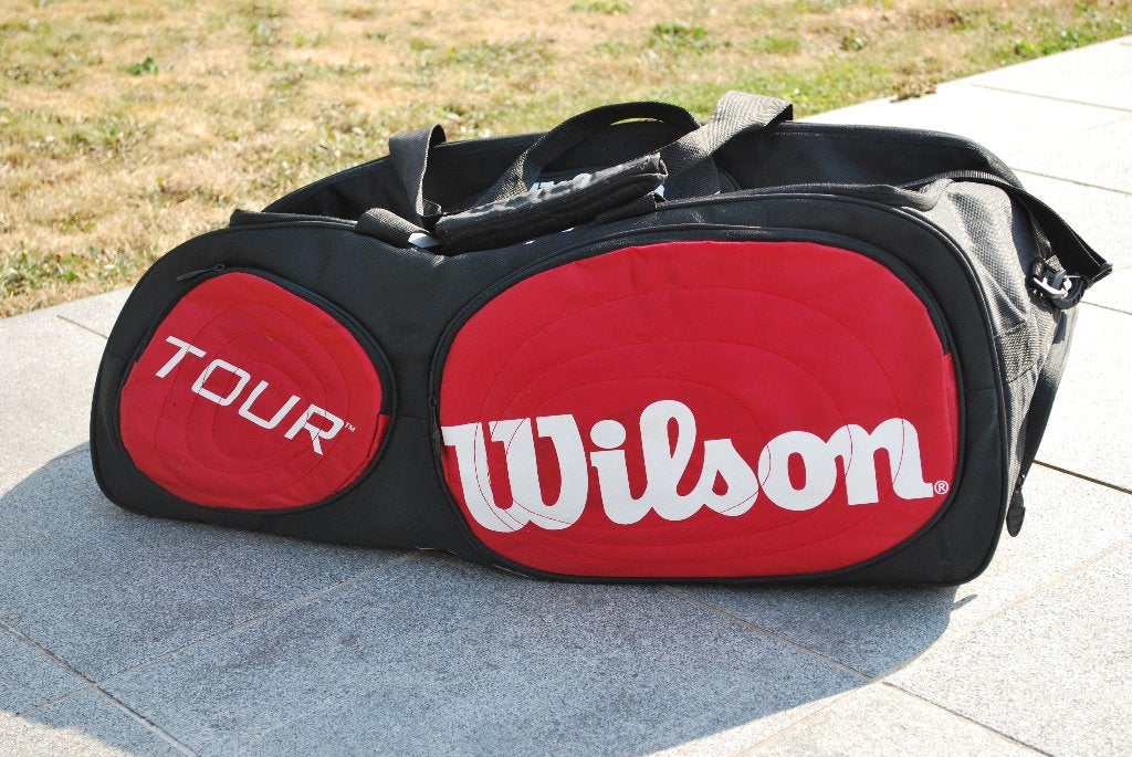 Tennistas Wilson + rackets, Sport en Fitness, Ophalen, Gebruikt, Tas, Wilson