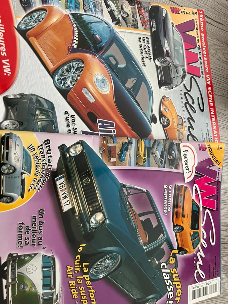 Vw scène numéro 9 2003 et 2004, Livres, Autos | Brochures & Magazines, Enlèvement, Utilisé, Volkswagen