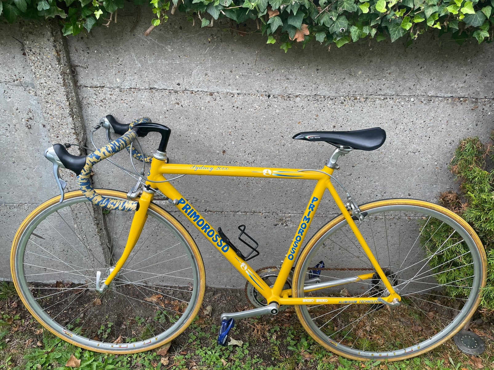 Primorosso jaune_looke retro vintage racefiets, Fietsen en Brommers, Aluminium, Zo goed als nieuw, 57 tot 61 cm, Ophalen