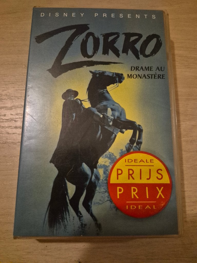 k7 vhs zorro drame au monastère, Enlèvement ou Envoi, Drame, Français, Comme neuf