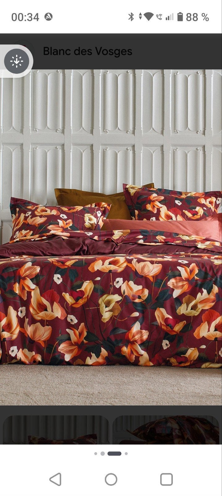 draps pour déménager, Enlèvement