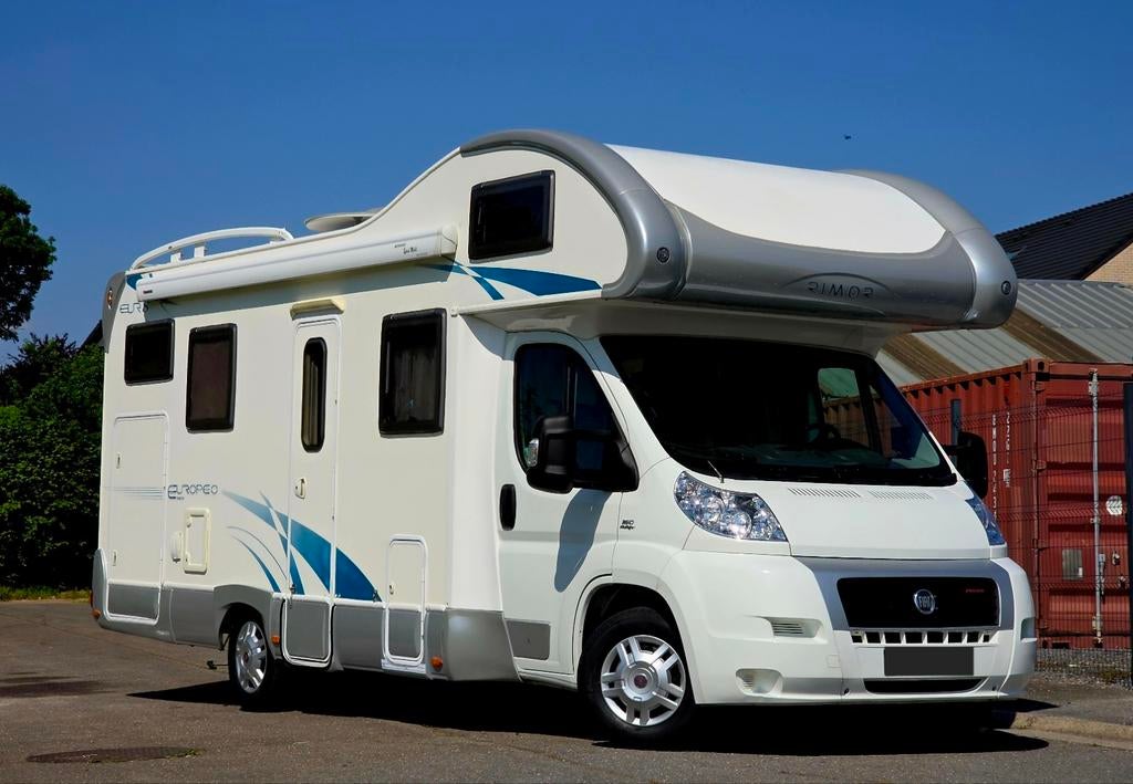 Rimor Europeo 8‼️3.0l 160ch‼️48.000km‼️Prêt à immatriculé ‼️, Caravanes & Camping, Camping-cars, Auvent, Toilette à cassette, Fiat