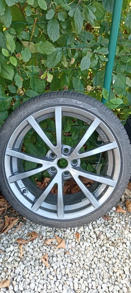 Sublimes Jantes 18 pouces 5x110 avec pneus hivers, Neuf, Pneus hiver, 18 pouces, Enlèvement