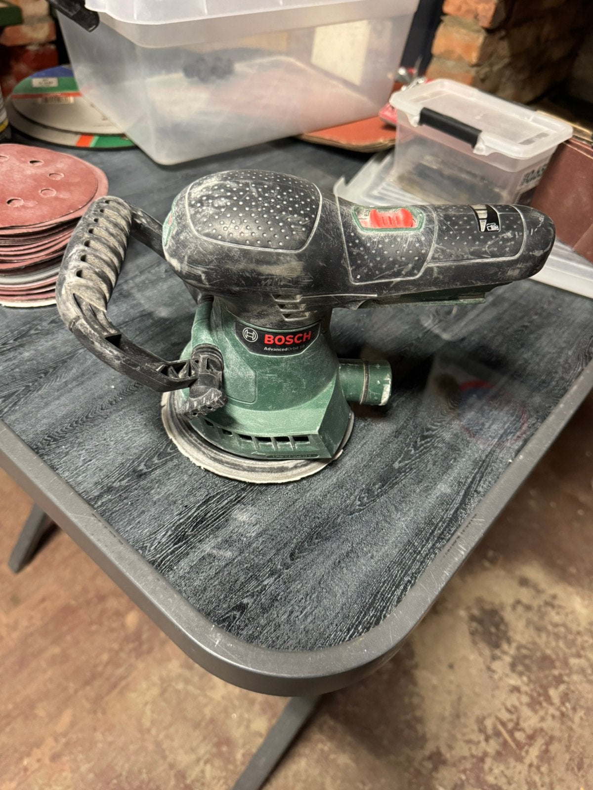 Bosch AdvancedOrbit 18v excentrische schuurmachine, Ophalen, Gebruikt