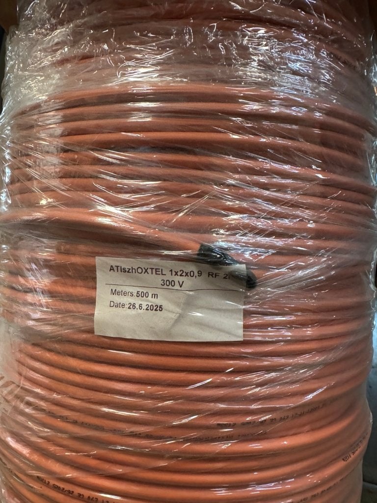 500m ATOX brandwerende kabel 1x2x0,9 E90 RF 2H – 300V, TV, Hi-fi & Vidéo, Enlèvement, Neuf, 10 mètres ou plus, Autres câbles