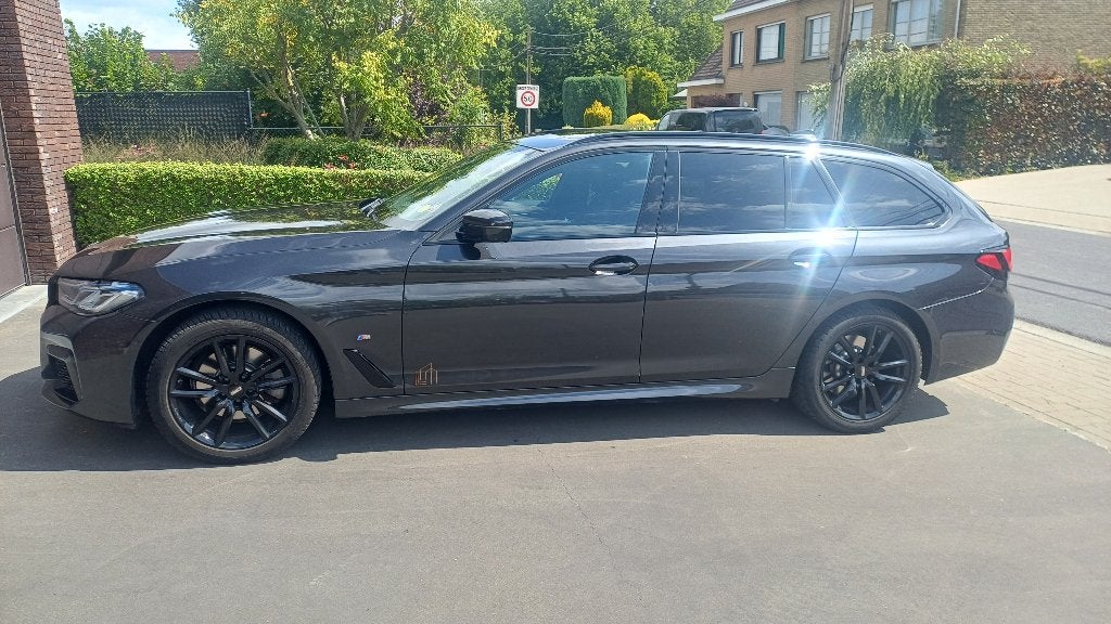 Bmw break 520d, Auto's, BMW, Automaat, Achterwielaandrijving, Zwart, Leder