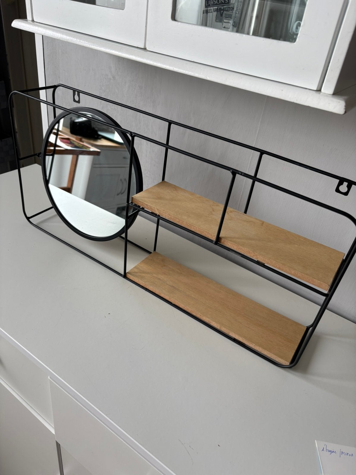 Étagère /miroir (55/9/25 cm), Maison & Meubles, Enlèvement ou Envoi, Comme neuf, Étagère