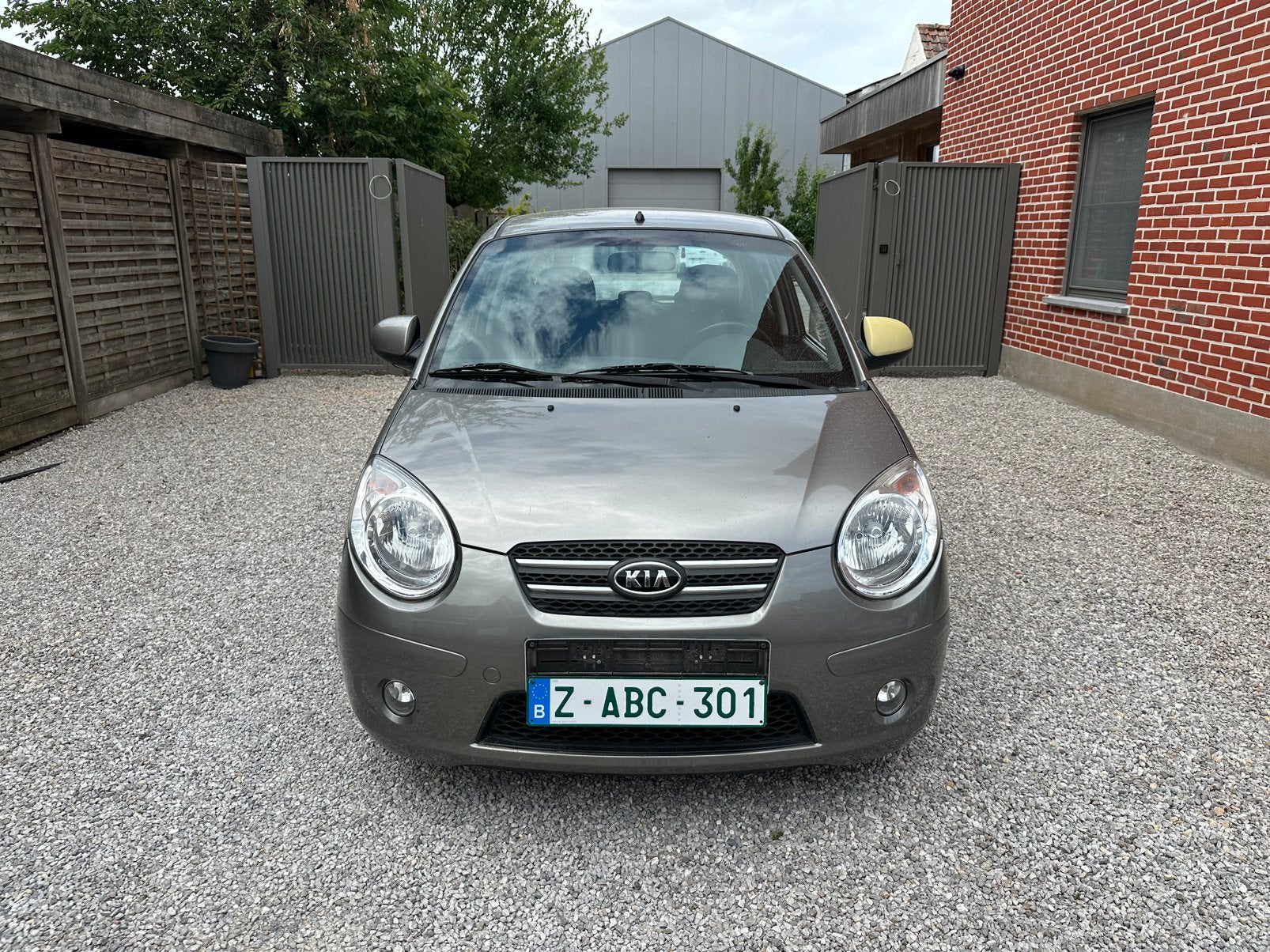 Kia picanto / automaat / 90000km / benzine, Stof, 48 kW, Beige, Bedrijf