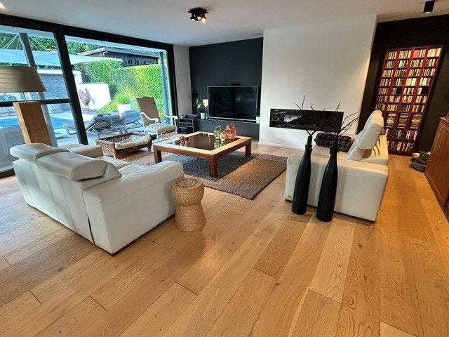 Canapé en cuir Natuzzi 2x2places, dont 1 à commande électriq, Enlèvement, Utilisé, Cuir, Modern