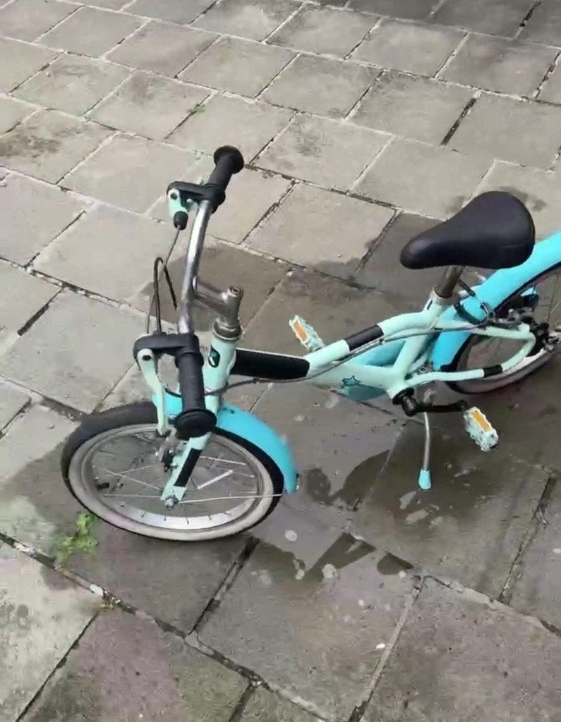 Kinderfiets b-twin 16 inch, Fietsen en Brommers, Fietsen | Kinderfietsjes, Ophalen, Zo goed als nieuw, 16 tot 20 inch, B'twin