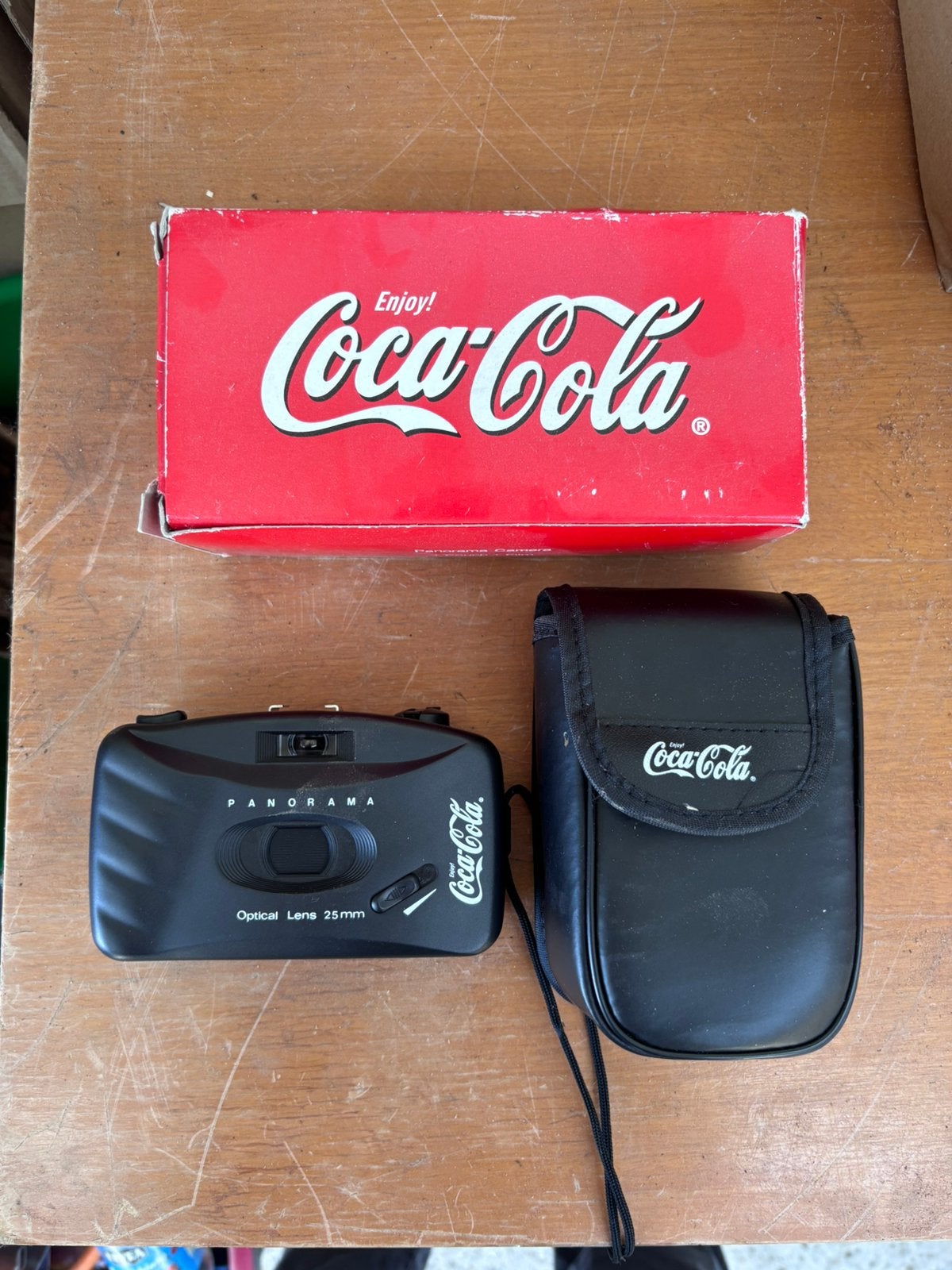 Vintage 1980's Coca Cola Co. COKE Panorama 35mm CAMERA, Audio, Tv en Foto, Ophalen, Zo goed als nieuw