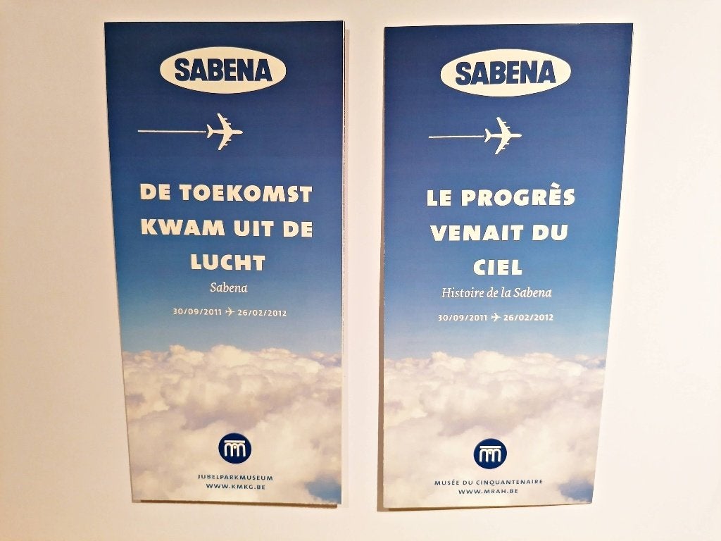 Sabena Flyer De toekomst kwam uit de lucht 2011 Brussel, Ophalen of Verzenden, Nieuw
