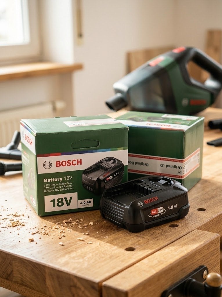 Bosch 18V 4,0Ah accu - nieuw verzegeld - 2st - Power for All, Ophalen of Verzenden, Bosch
