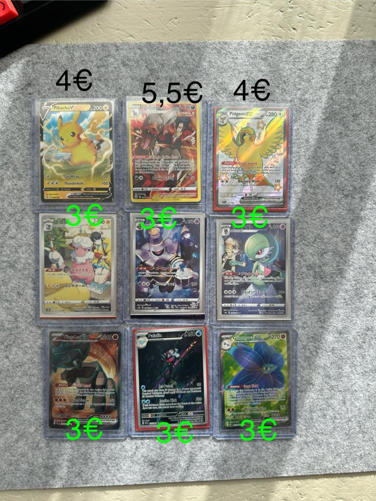 Pokemon full art kaarten - lot pokemon kaarten Art, Enlèvement ou Envoi, Comme neuf