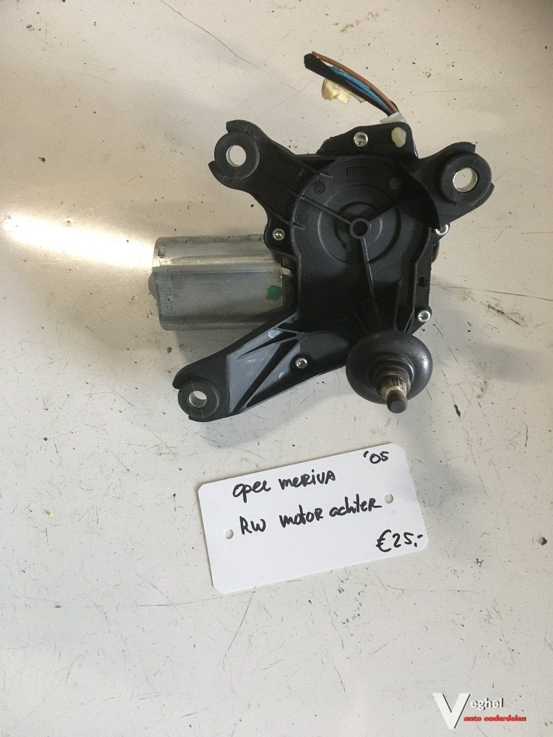 Opel Meriva 1.6 16v 2004 Ruitenwissermotor achter, Gebruikt, -, -, Ophalen of Verzenden