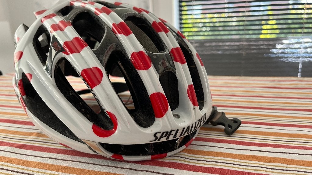 Casque de vélo Specialized S-Works Polka Dot Tour the France, Vélos & Vélomoteurs, Enlèvement ou Envoi, Specialized s-works, Autres tailles