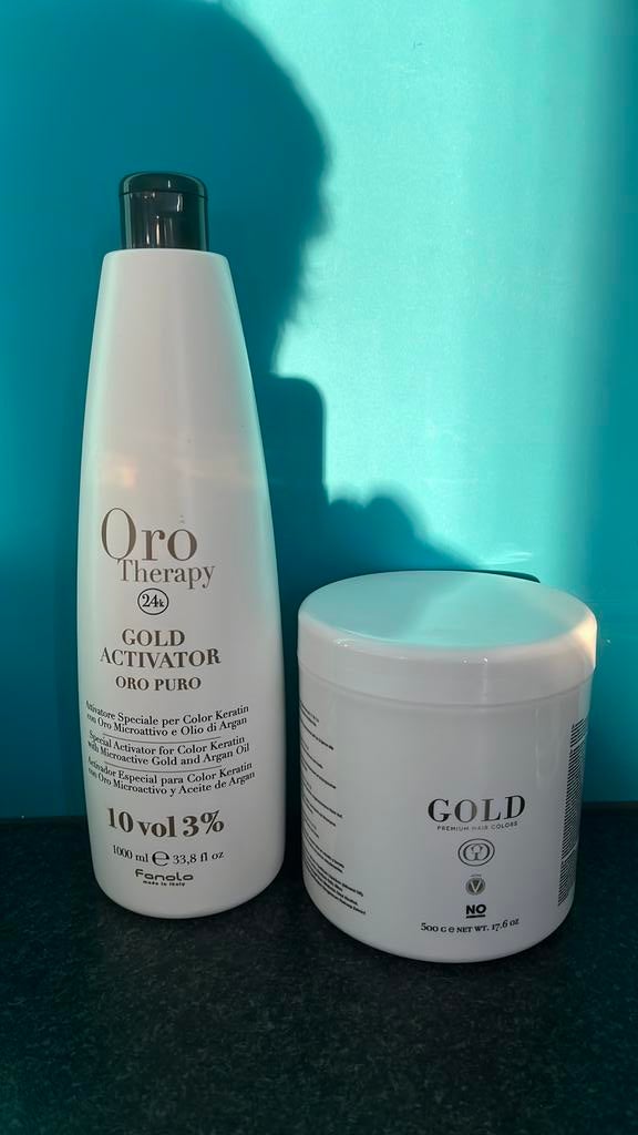 Ontkleuringspoeder en 10 V gold activator, Handtassen en Accessoires, Ophalen of Verzenden, Nieuw