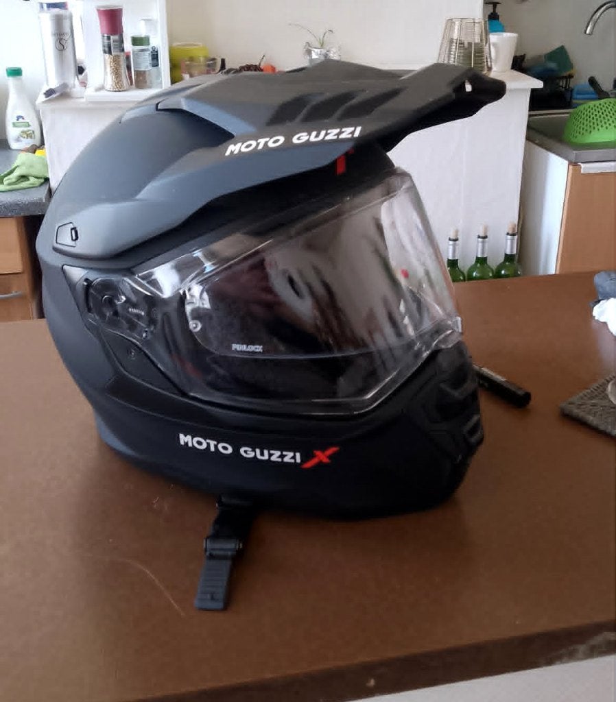 casque de moto guzzi taille L, Motoren, Kleding | Motorhelmen, Overige merken, Heren, Ophalen of Verzenden, Integraalhelm