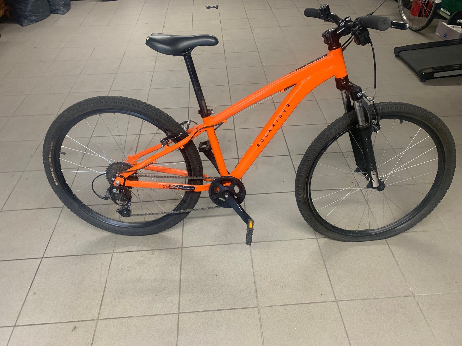 Rockrider fiets orangje prijs 220, Fietsen en Brommers, Fietsen | Mountainbikes en ATB, Ophalen, Zo goed als nieuw, Heren, Overige merken