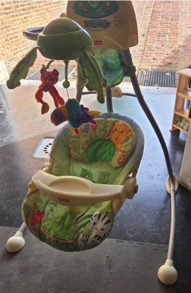Fisher-Price schommelstoel baby, Ophalen, Gebruikt, Schommelstoel, Fisher-Price