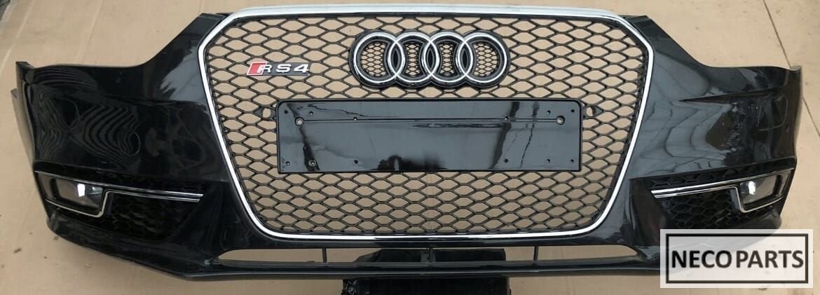 BUMPER AUDI A4 B8 8K RS4 FACELIFT VOORBUMPER ALLES LEVERBAAR, Arrière, -, Haillon arrière, Audi