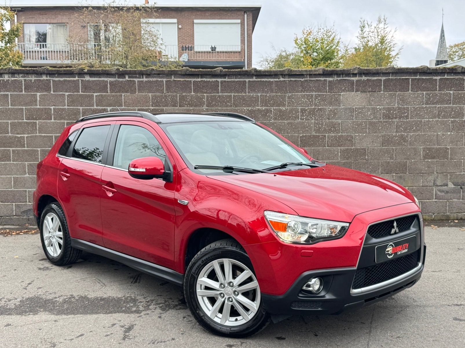 Mitsubishi ASX 1.8Di-D 2011 104dkm Leder Pdc Panodak Xenon, Auto's, Voorwielaandrijving, Beige, 4 cilinders, Leder