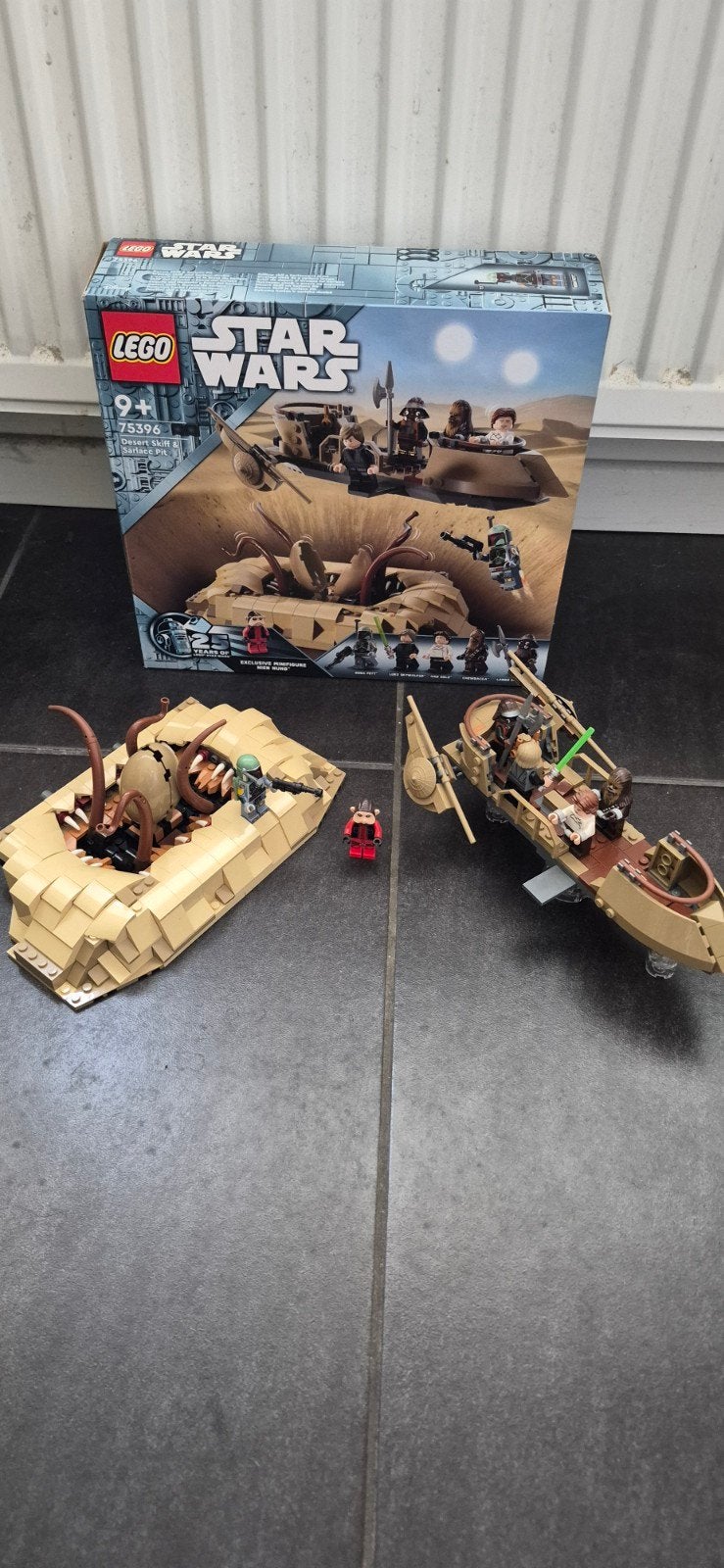 Lego Star Wars 75396 Desert Skiff & Scarlacc Pitt, Kinderen en Baby's, Gebruikt, Inclusief instructies, Star Wars, Lego