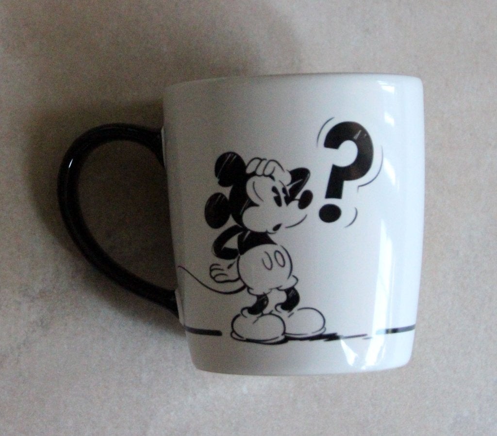 Walt Disney Mickey Mouse tas mug tasse Disneyland Parijs, Collections, Envoi, Mickey Mouse, Comme neuf