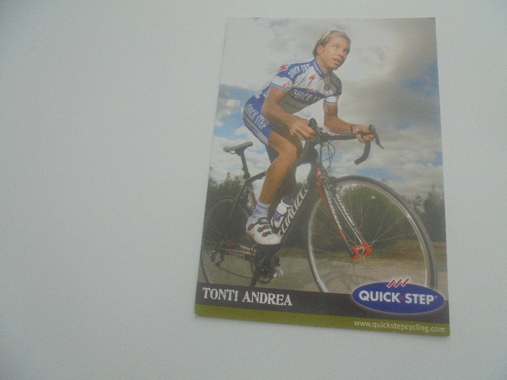 wielrenner - tonti andrea, Verzamelen, Ophalen of Verzenden, 1980 tot heden, Zo goed als nieuw, Foto