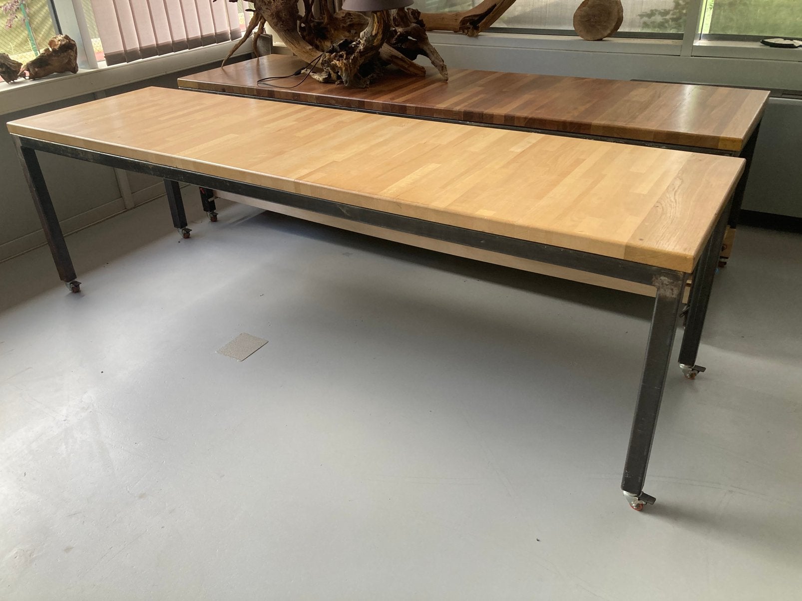 Lange tafel x2, 200 cm ou plus, Enlèvement, Utilisé, 50 à 100 cm